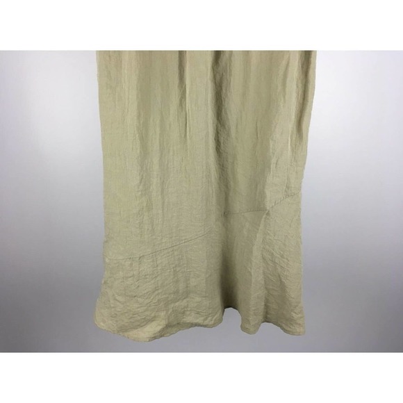 Habitat Clothes to Live In Womens Skirt Flared Bottom Maxi Beige Size M - Picture 4 of 11